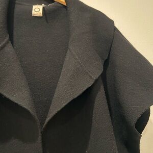 Anthropologie Black Poncho Sweater